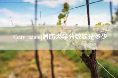 东台消防大学分数线是多少