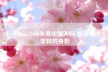 东台5000米有中国人吗-都有中国人坚毅的身影