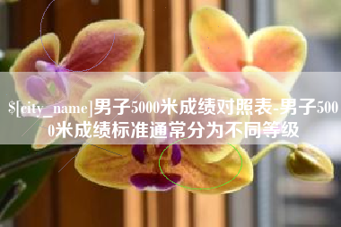 东台男子5000米成绩对照表-男子5000米成绩标准通常分为不同等级