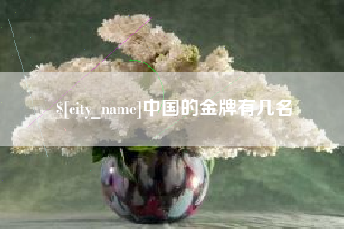 东台中国的金牌有几名