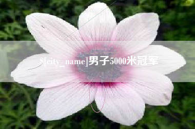 东台男子5000米冠军