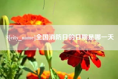 东台全国消防日的日期是哪一天
