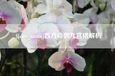 东台西方命数九宫格解析