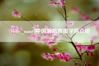 东台中国消防救援学院介绍
