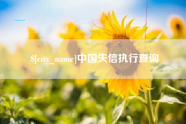 东台中国失信执行查询