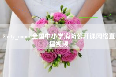 东台全国中小学消防公开课网络直播视频