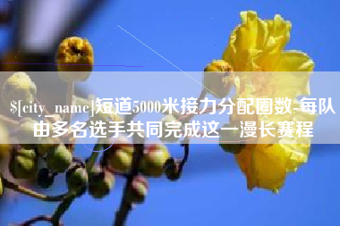 东台短道5000米接力分配圈数-每队由多名选手共同完成这一漫长赛程