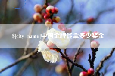 东台中国金牌能拿多少奖金