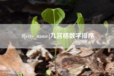 东台九宫格数字排序