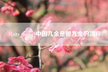 东台中国九金是哪九金的简称