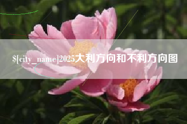东台2025大利方向和不利方向图
