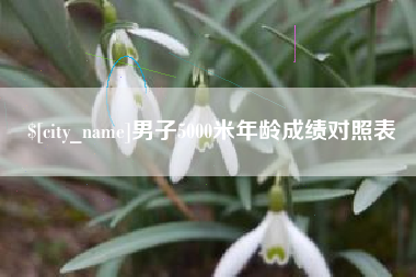 东台男子5000米年龄成绩对照表