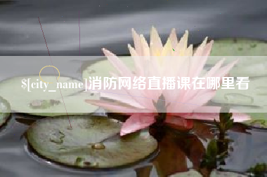 东台消防网络直播课在哪里看