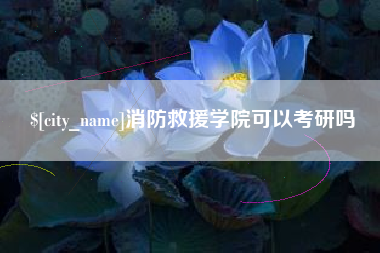东台消防救援学院可以考研吗