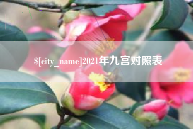 东台2021年九宫对照表