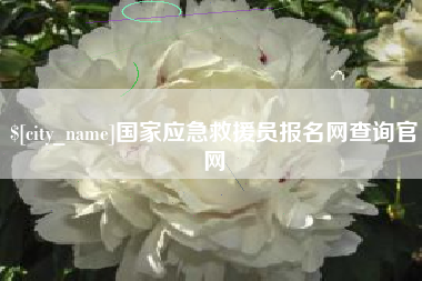 东台国家应急救援员报名网查询官网