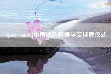 东台中国消防救援学院挂牌仪式