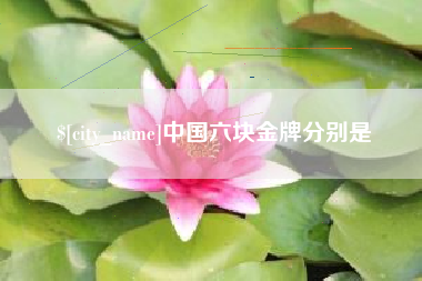 东台中国六块金牌分别是