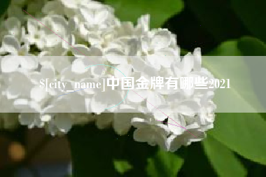 东台中国金牌有哪些2021