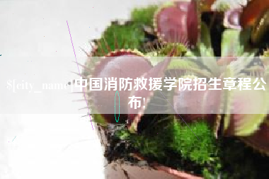 东台中国消防救援学院招生章程公布!