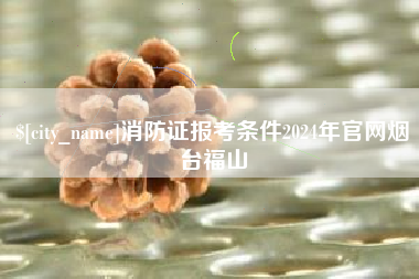 东台消防证报考条件2024年官网烟台福山